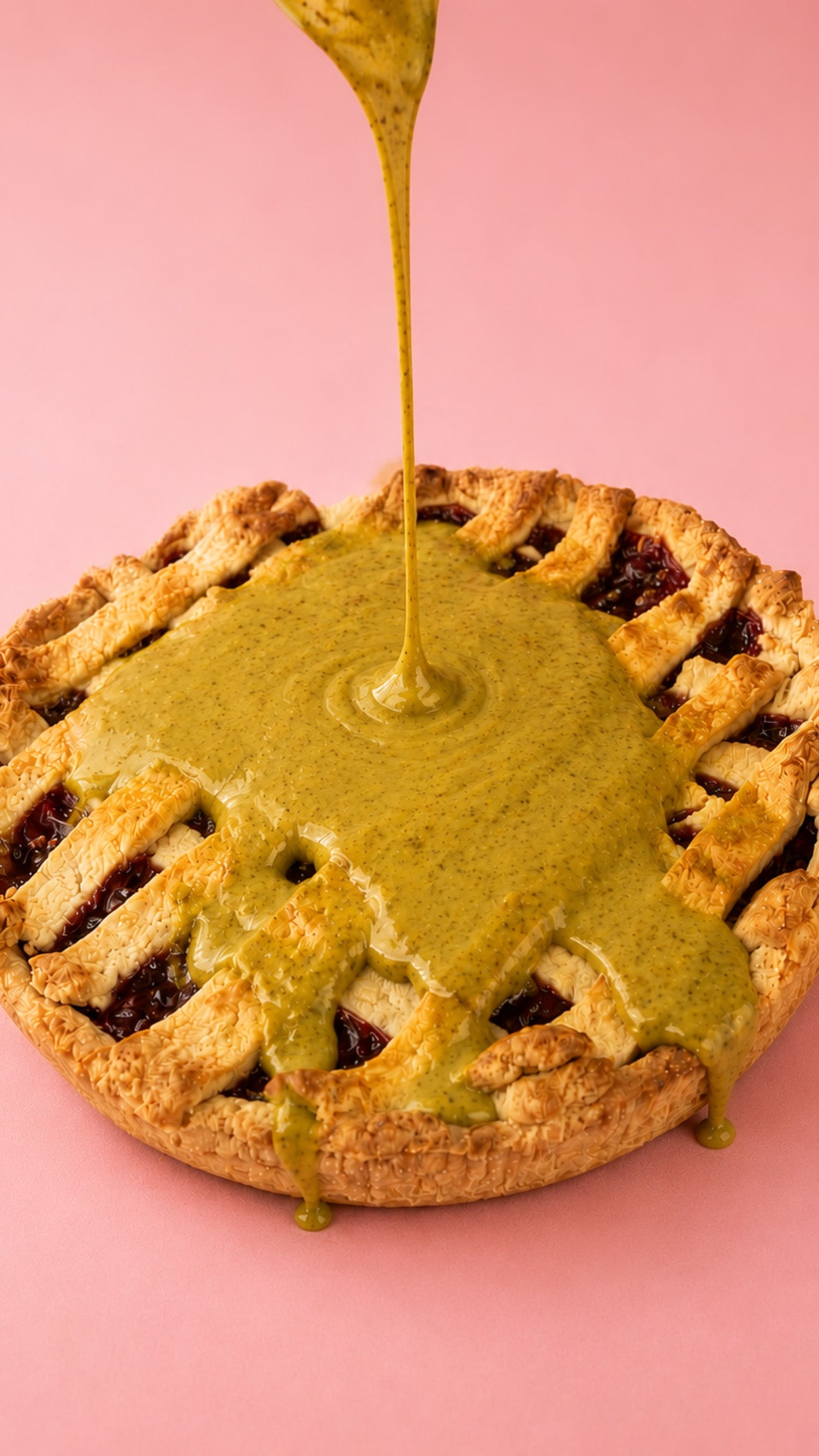 Strawberry pistachio pie COMPLETO