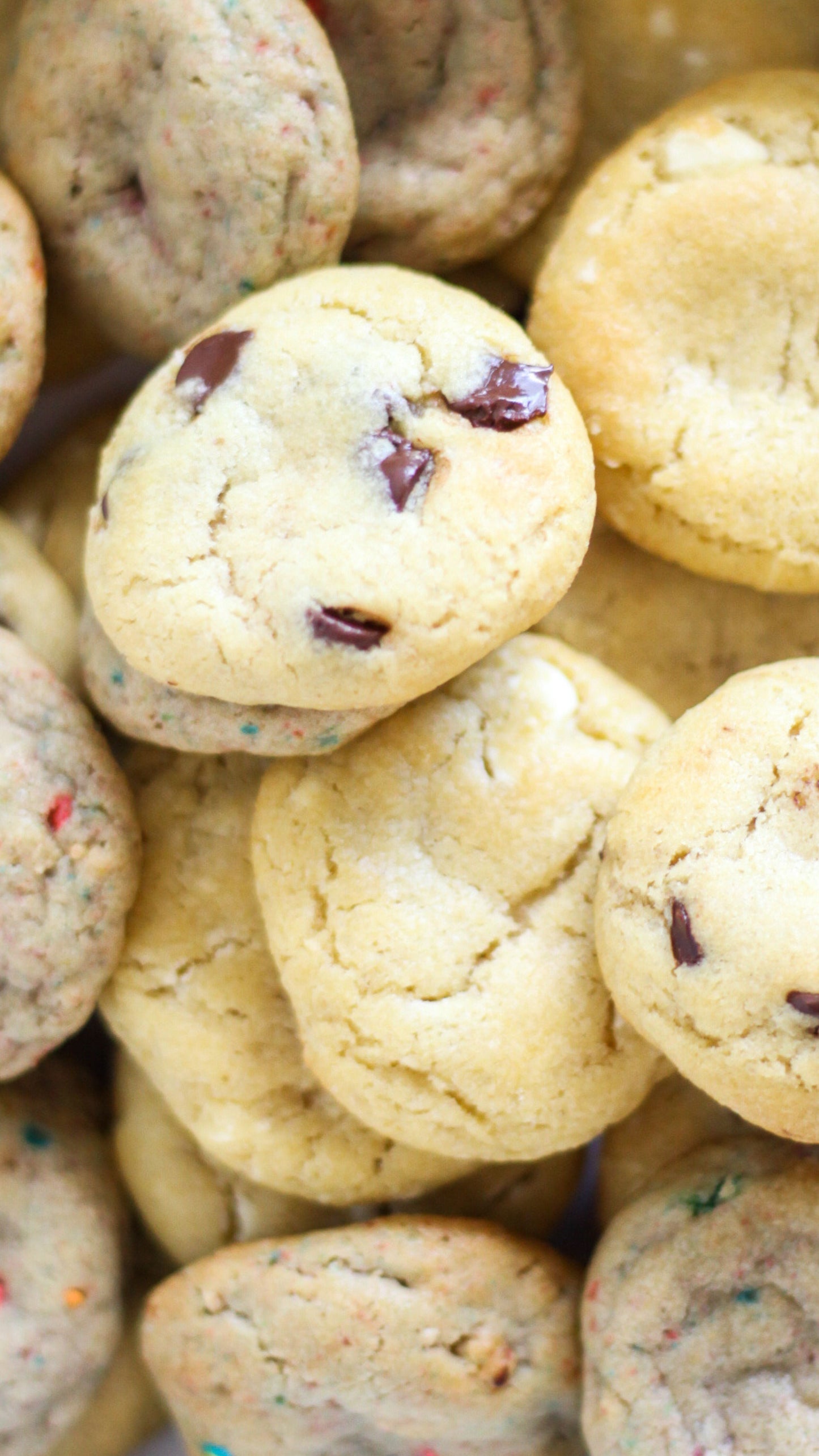 Caja de mini cookies