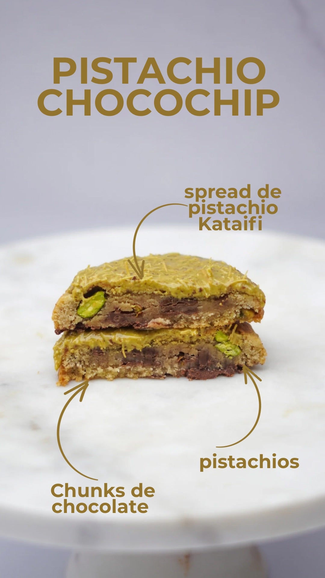 Pistachio Chocolate Chunk Cookie